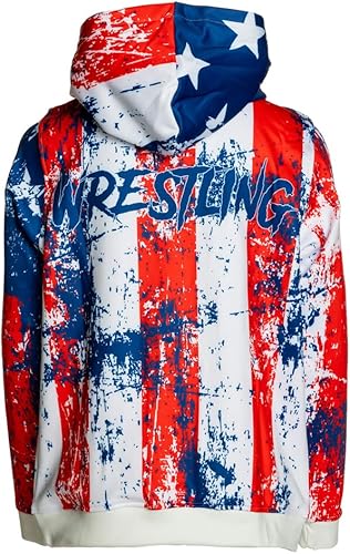 Miniatura 13 de Kit de lucha libre - Incluye single, sudadera con capucha y pantalones cortos de lucha (Release the Beast, Youth S)