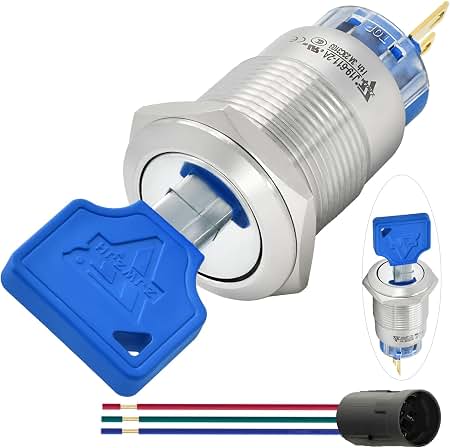 Amazon.com: 1set Electric 18.55mm 3 Position 8 Pins Metal Key Lock