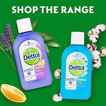 Dettol Disinfectant Multipurpose Liquid, Lavender and Orange Oil, 500ml