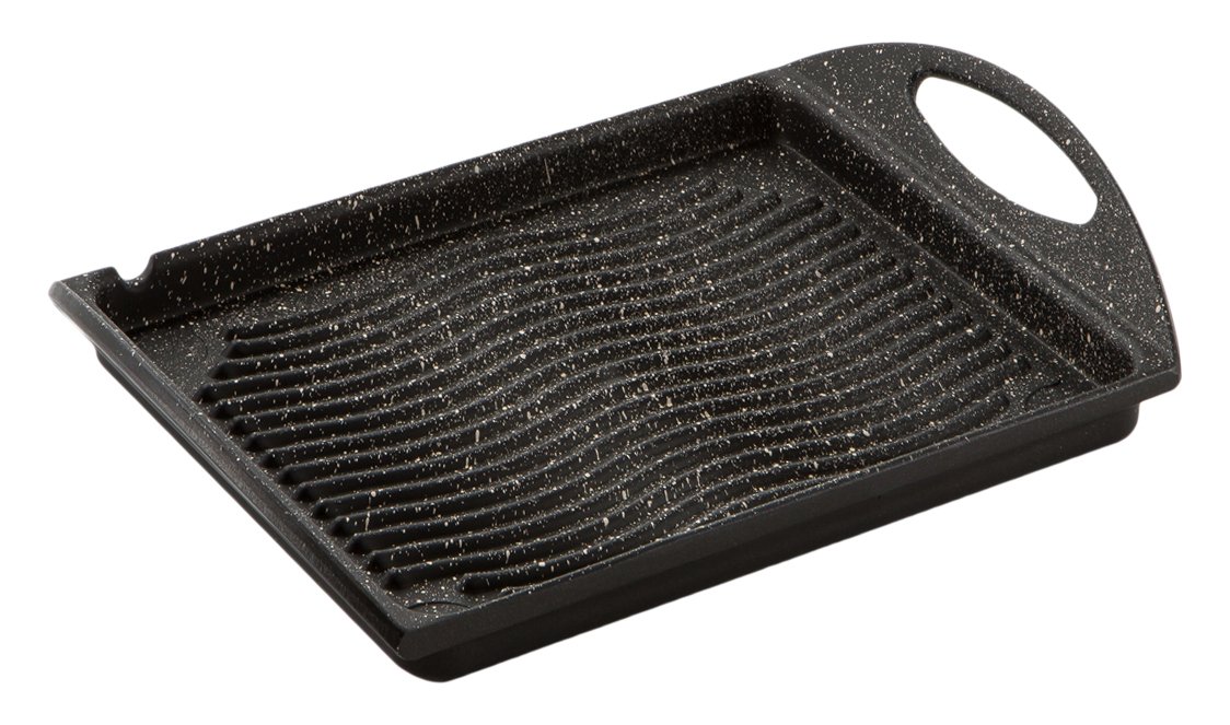 Barazzoni The Special Cooking Plate cm 25x25 black