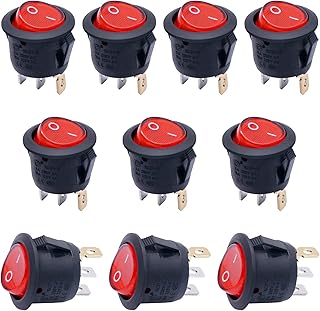 Amazon Com Red Toggle Switches Industrial Switches