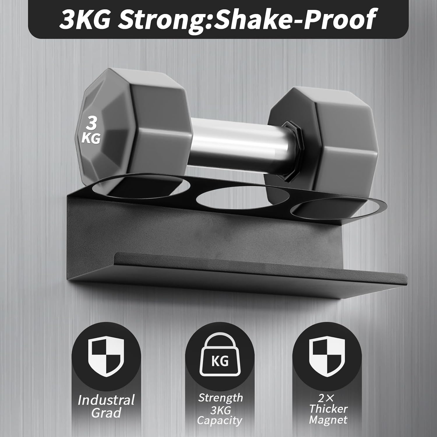 2 Pack Strong Magnetic Cup Holder for Refrigerator, Metal Tumbler Water Bottle Organizer with Lid Holder for 30/40 OZ Stanley Cup, Flexible Tumbler Racks for Kitchen Cabinet Metal Surface - Image 4