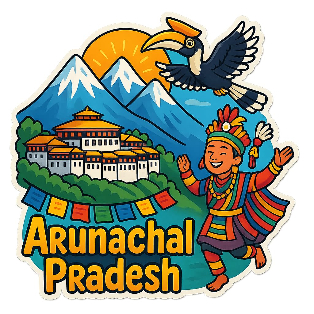 Guwahati Fridge Magnet - Assam Souvenir -20 Guwahati Fridge Magnet - Assam Souvenir -20
