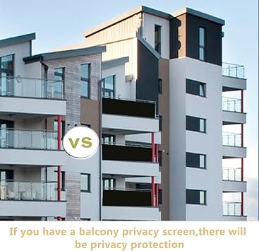 Balcony Cover Fence Privacy Screen 110cmx700cm, Privacy Screen for Backyard Deck Patio Balcony Fence Porch Sun Shade UV Protection Sun, Patio Covers for Privacy