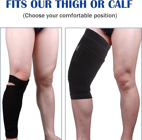 Miniatura 2 de Bolsa de catéter para pierna, bolsa de drenaje urinario, bolsas de orina para piernas, fundas reutilizables, suministros de incontinencia para