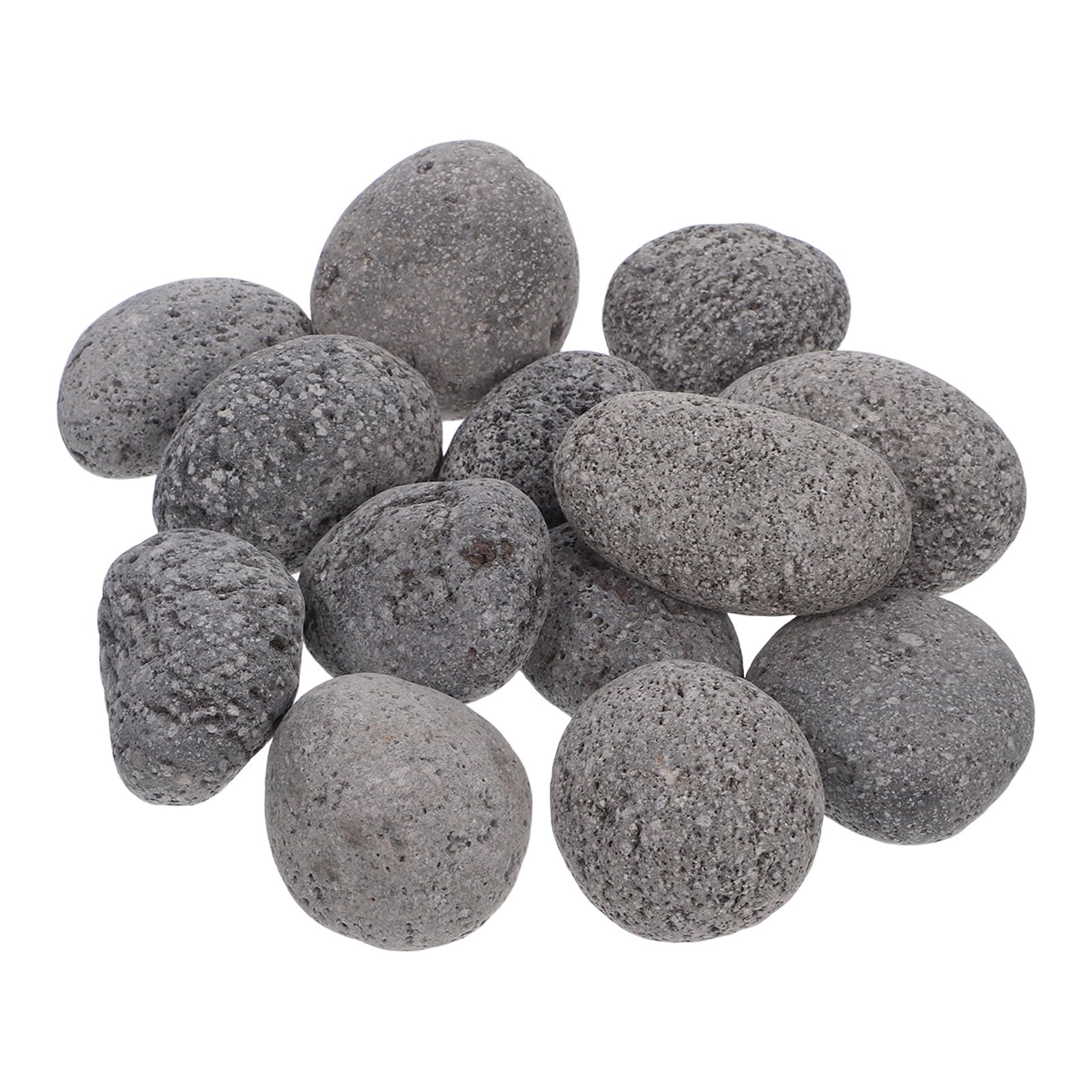 TOYANDONA Pietre Vulcaniche Naturali per Barbecue Pit, Lavica Riutilizzabile, Resistenti alle Crepe, 1 Sacchetto Decorativo per Giardino