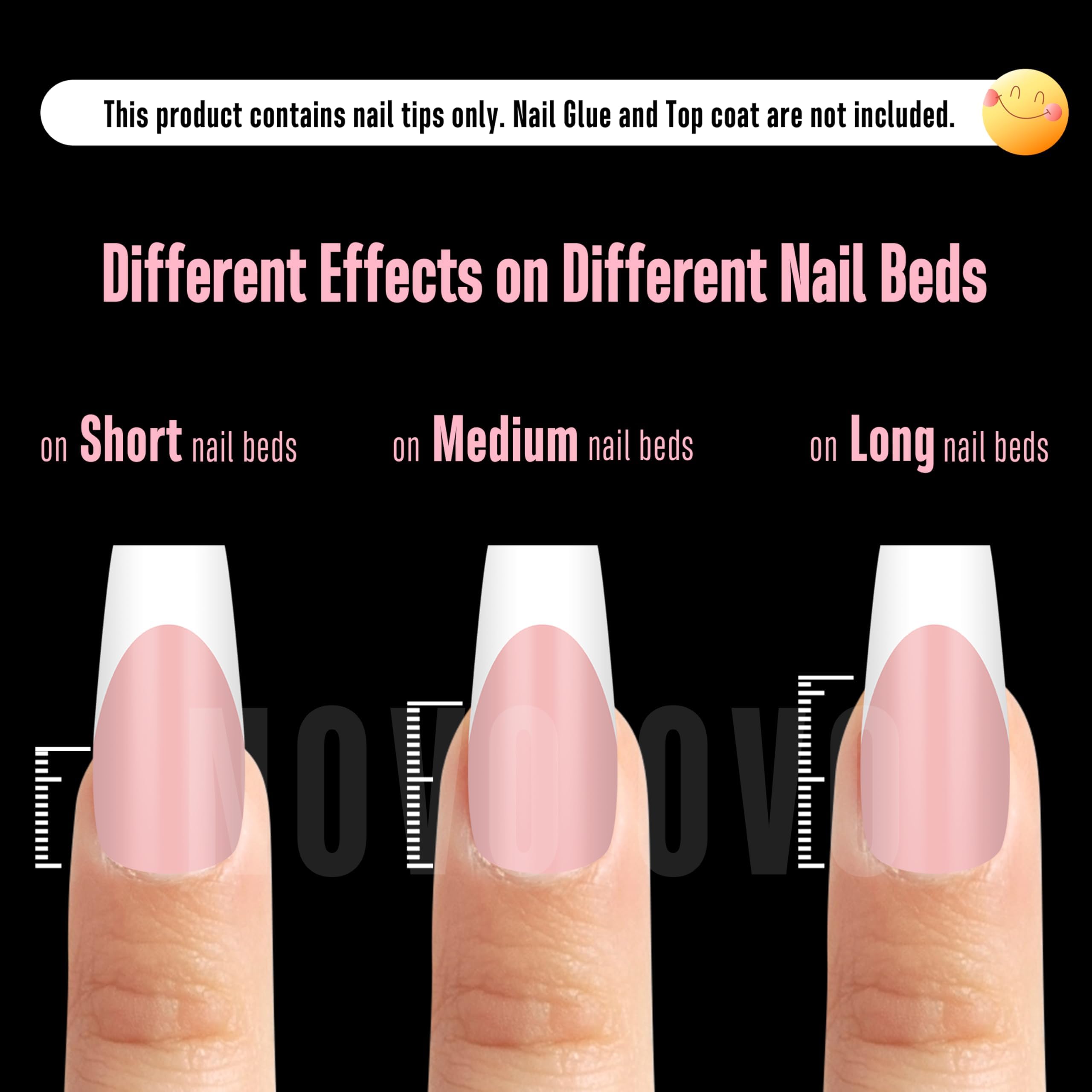 NOVO OVO Soft Gel Full Cover Nail Tips