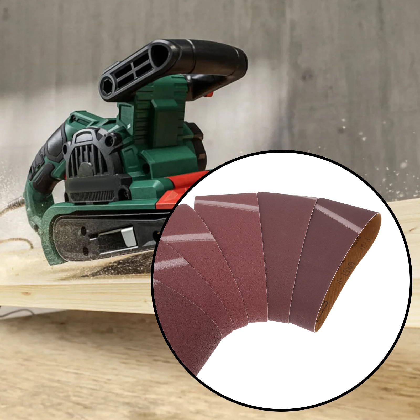 12 Pezzi Di Nastri Abrasivi Di Ricambio Per Levigatrice A Nastro 75 X 457 M 40 60 80 100 120 150 Grana Compatibile Con Parkside PBSD600 A1