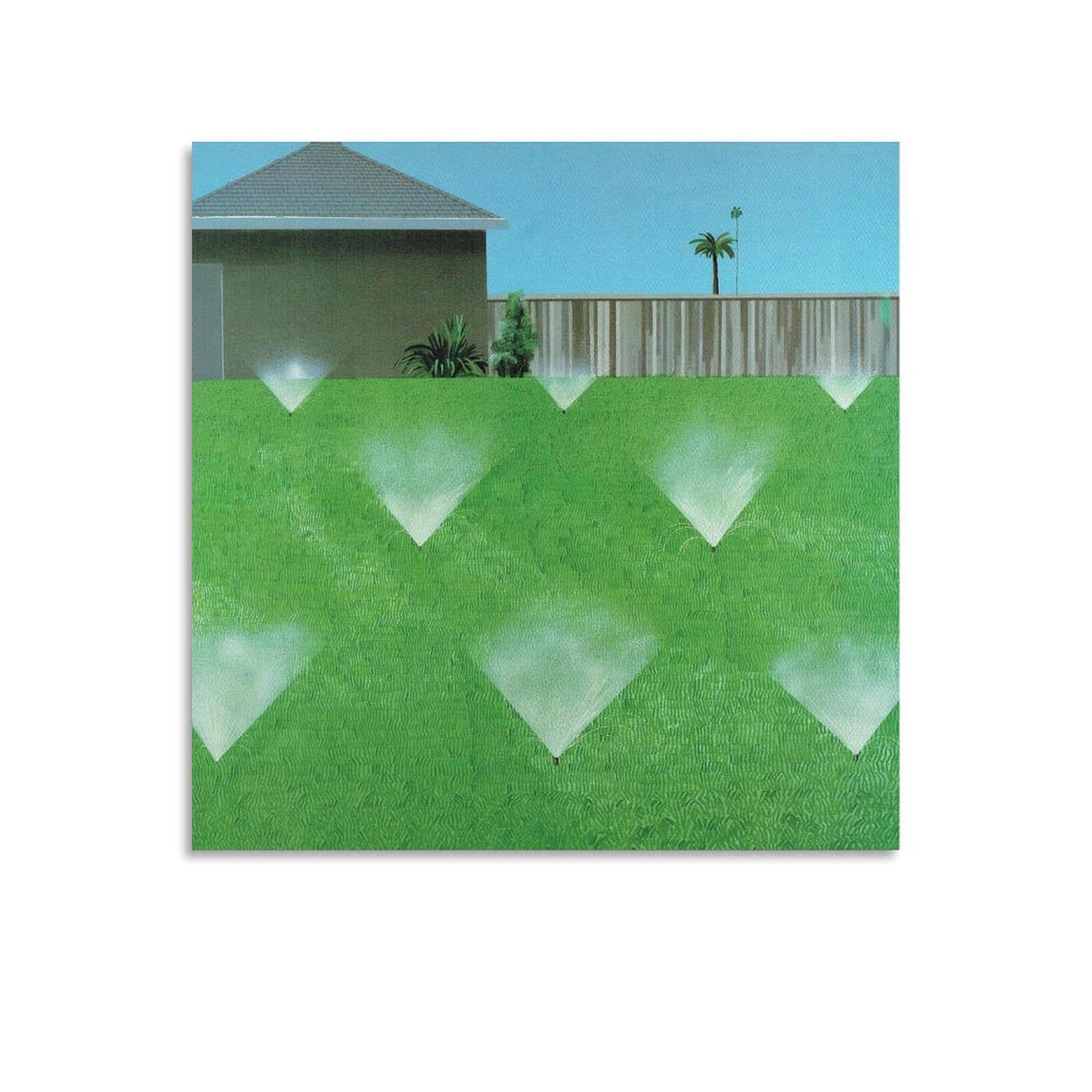 David Hockney Arrival of Spring Waterproof Fabric Poster (70) Wall Art Picture Painting Poster Canvas Print Posters Artworks Room Decor 28x28inch(70x70cm)