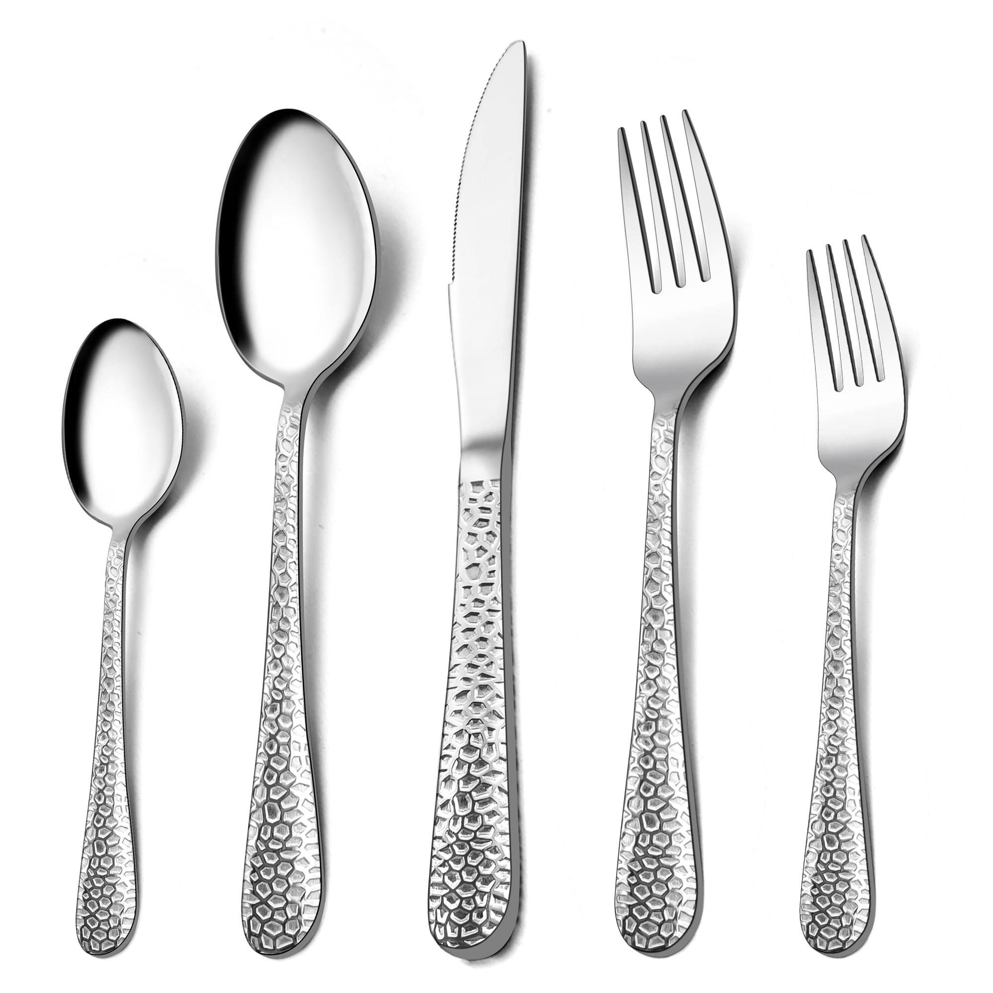 Service de couverts en acier inoxydable Homikit 30 pièces pour cuisine