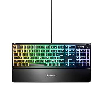 Amazon.co.jp: SteelSeries ゲーミングキーボード 有線 静音