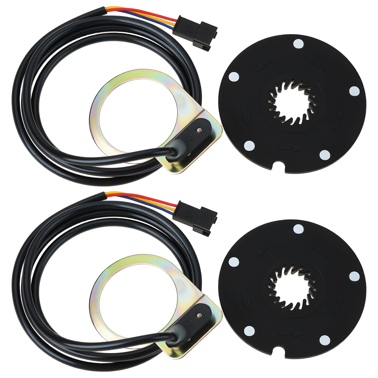 Create idea 2x 5 Magnets E-Bike Power Pedal 1:1 Assistant Sensor Speed Sensor Cycling Accessory Kit