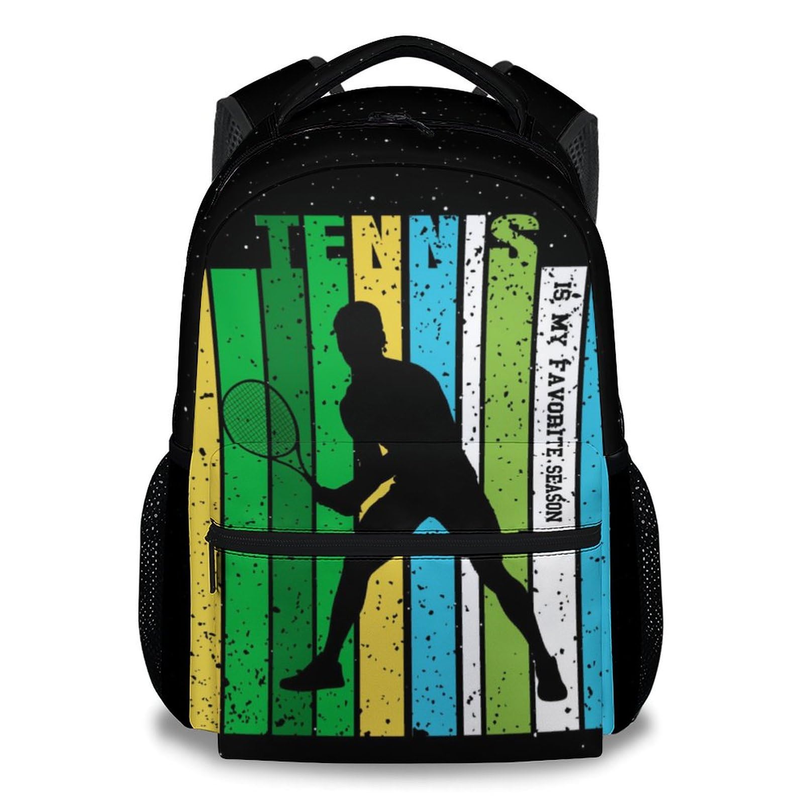 UNIKITTY Boys Backpack - Kid's Backpack for Boys - Tennis Bookbag for Adults - 17 Inch Kid's School Bag for Elementary - Back to School Gifts