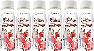 BariatricPal 15g Ready-to-Drink Whey Protein & Collagen Shots - Apple (6 Bottles)