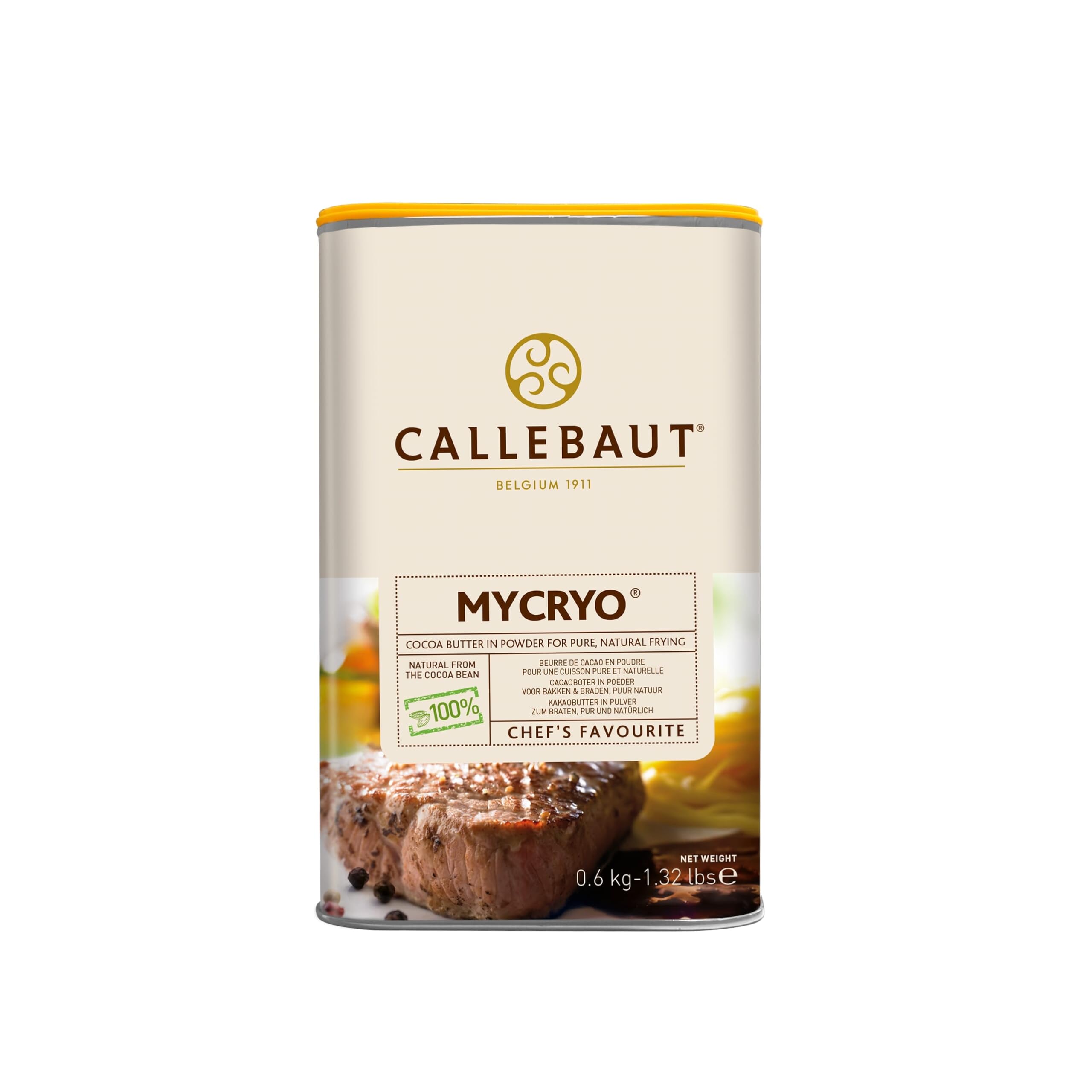 CallebautMycryo Pure Cocoa Butter Powder 600g
