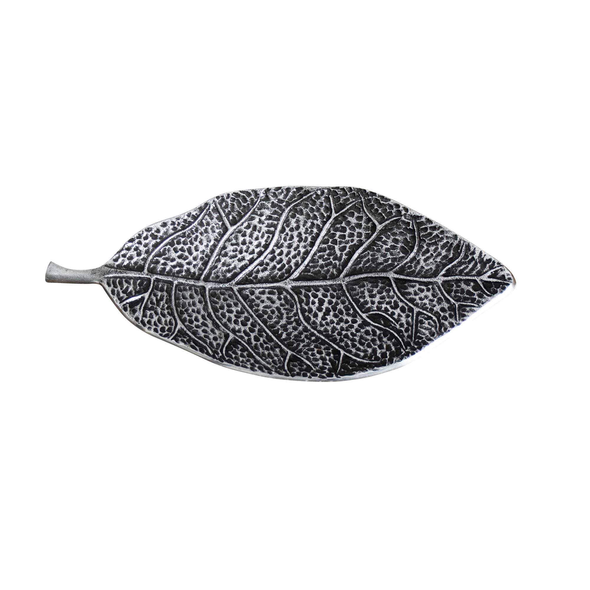 Plateau feuille antique Nearly Natural de 40,6 cm, objet d'art précieux