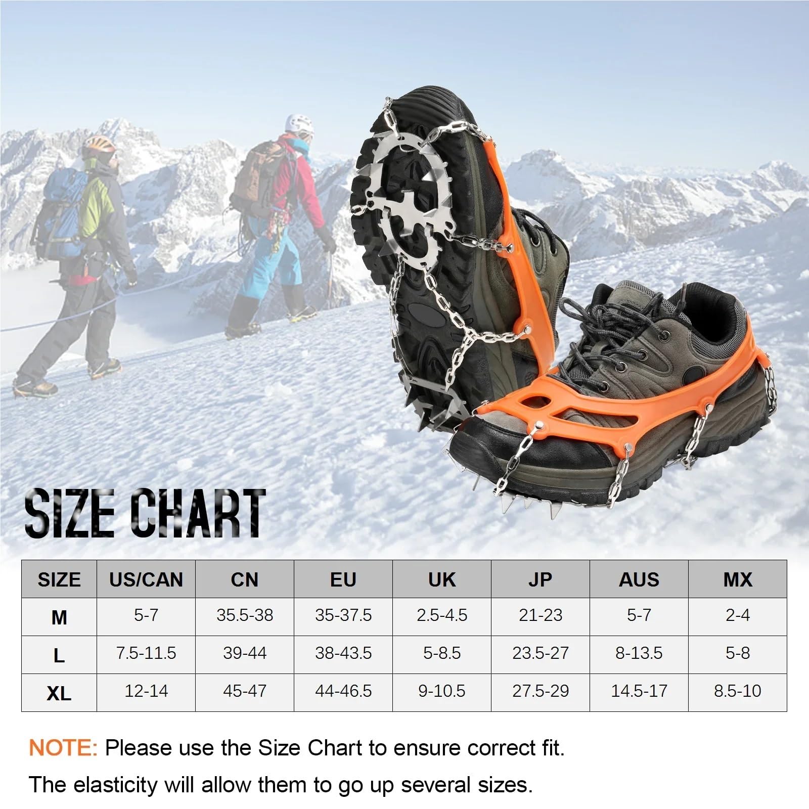 Grödel Klettern Steigeisen Steigeisen Schuh Abdeckung EIS Greifen Skifahren Klaue Outdoor Winter Spaziergang EIS Schnee Schuh Abdeckung