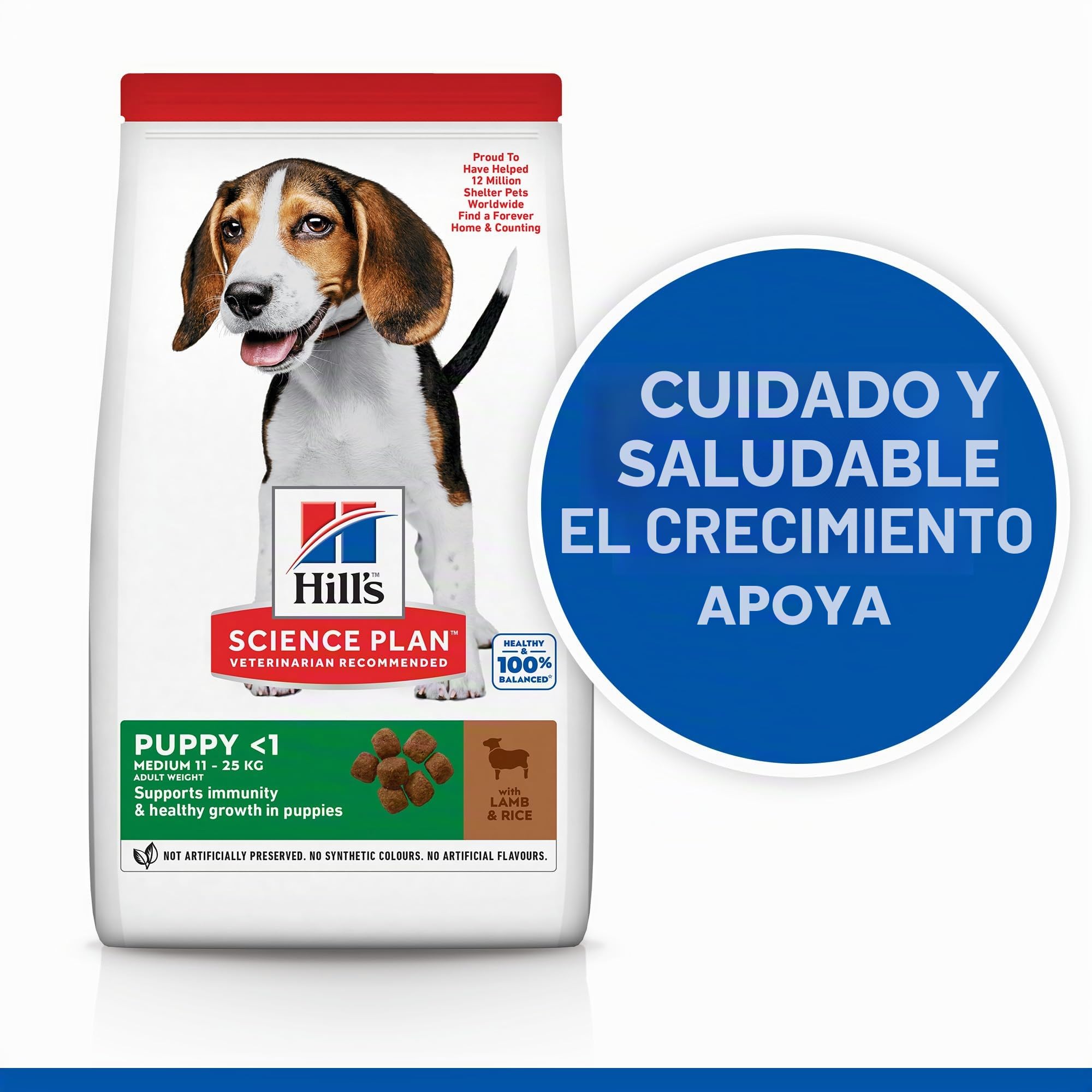 HILLS SCIE HSP Canine Puppy Medium Cordero ARROZ 14KG