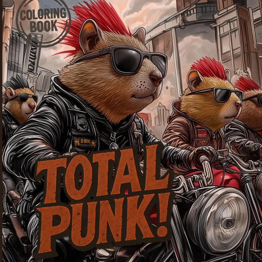 Total Punk!: Rebel Guinea Pigs Coloring Book