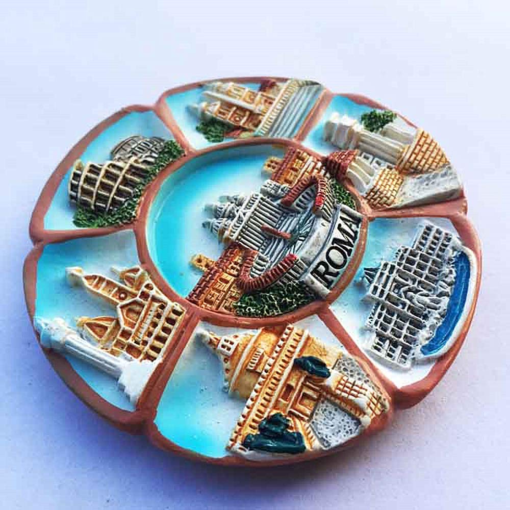 Magnete Frigorifero 3D Di Roma Italia, Souvenir Di Viaggio