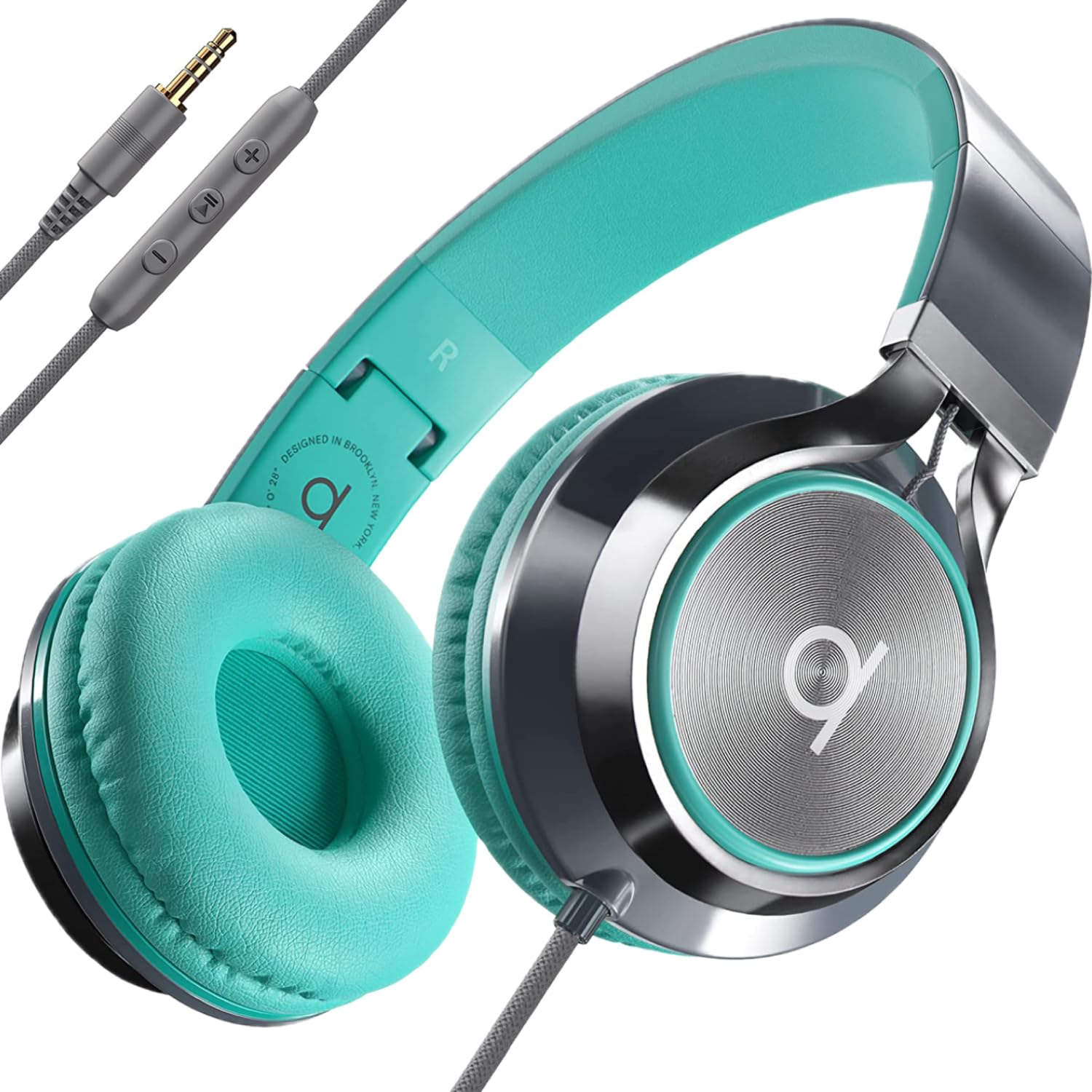 ARTIX Wired Headphones for Classroom & School with Microphone & Volume Control - Adults, Teens & Kids Headphones with Cord, Corded Head Phones Wire for Laptop, Computer, Chromebook & Tablet 3.5mm Aux