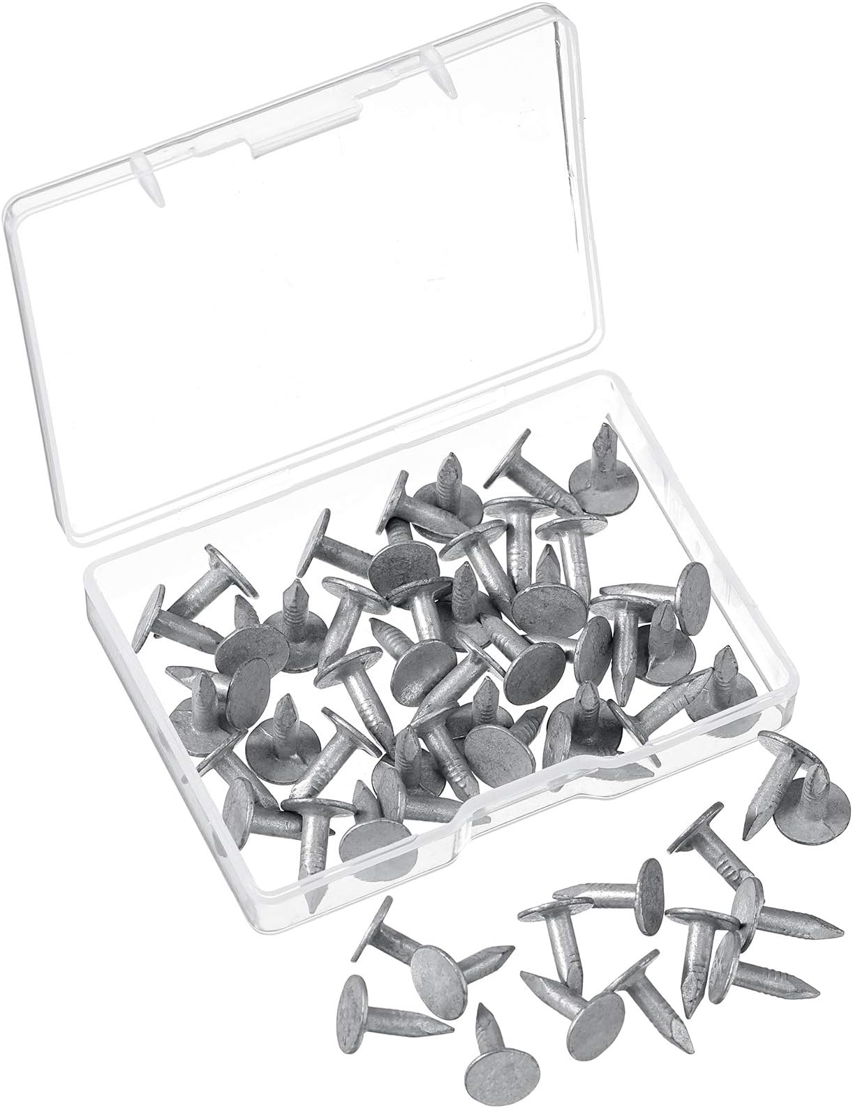 SISI UK® 50 x Clout/Felt/ROOF Nails GALVANISED SHED Large Head Sizes