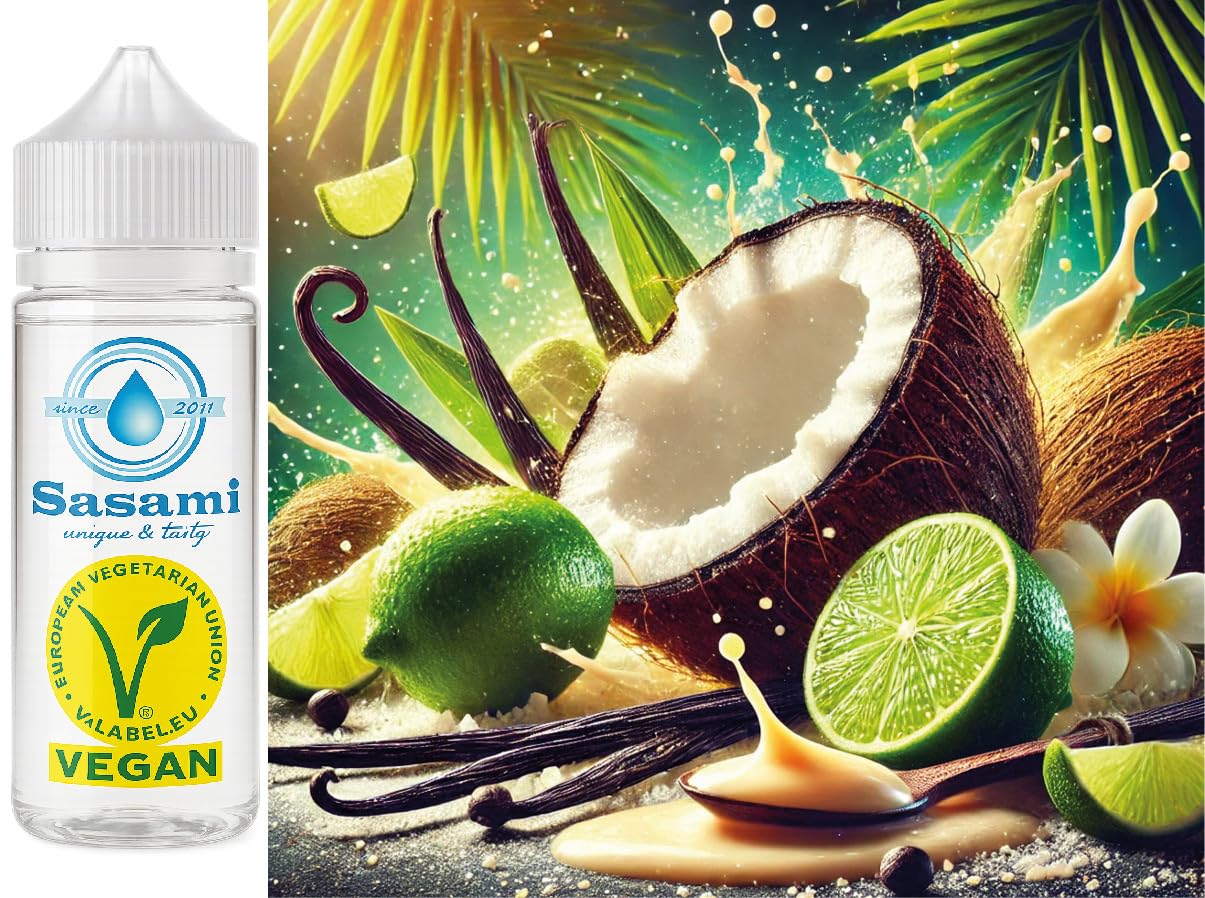 Palm - cocco-lime-vaniglia aroma concentrato - vegano - Sasami - 100ml