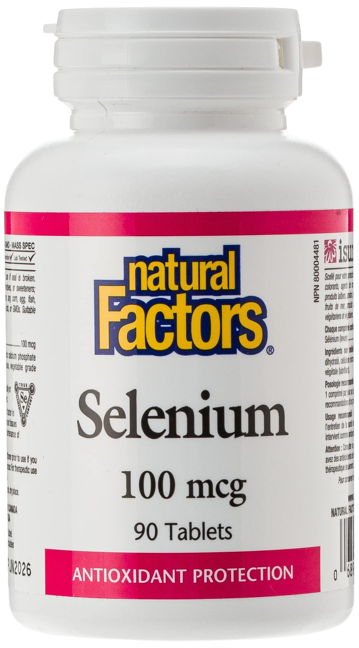 Selenium, 100 Mcg, 90 Tablets
