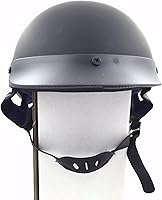Vista 1 de SMT-DOT Certificado negro mate negro plano compatible con medio casco H-D Chopper Cruiser Biker M [B01FD30DSC]