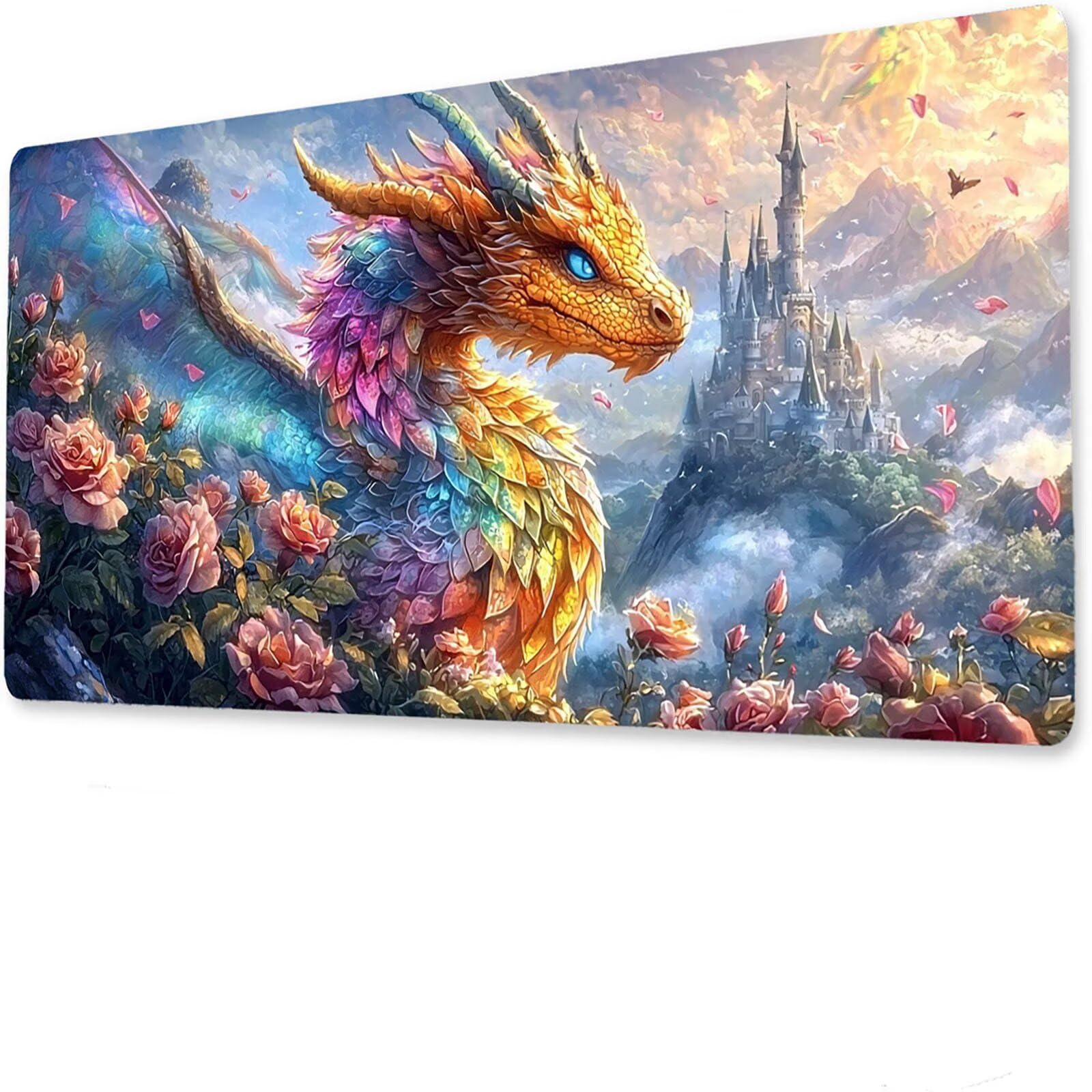 Podkładka pod mysz fabryczną XXL, podkładka pod mysz do gier XXL 1200 x 600 x 5 mm, podkładka na biurko dla graczy, bardzo duża bezszwowa mata na stół dla graczy, antypoślizgowa podstawa, wodoodporna
