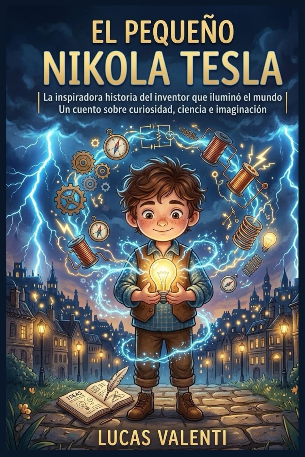 El Pequeño Nikola Tesla: La inspiradora historia del inventor que iluminó el mundo | Un cuento sobre curiosidad, ciencia e imaginación (Pequeños Genios que Cambiaron el Mundo)