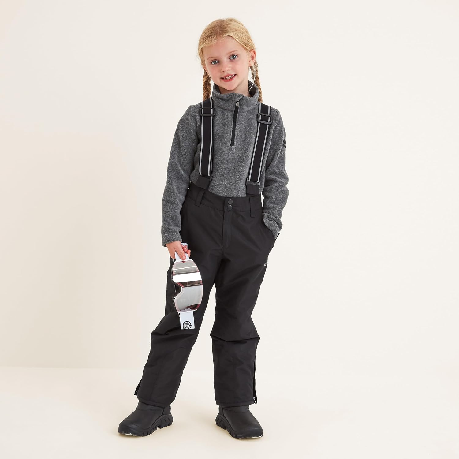TOG 24 Childrens/Kids Slalom Salopettes (10-11 Years) (Black)