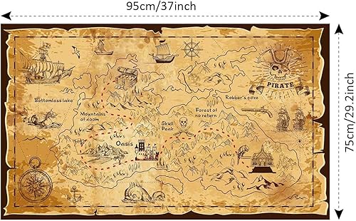 Miniatura 5 de Telescopio pirata para niños Treasure Map Retro Spyglass portátil plegable de mano telescopio de juguete de mano 25x30 Zoomable monocular para