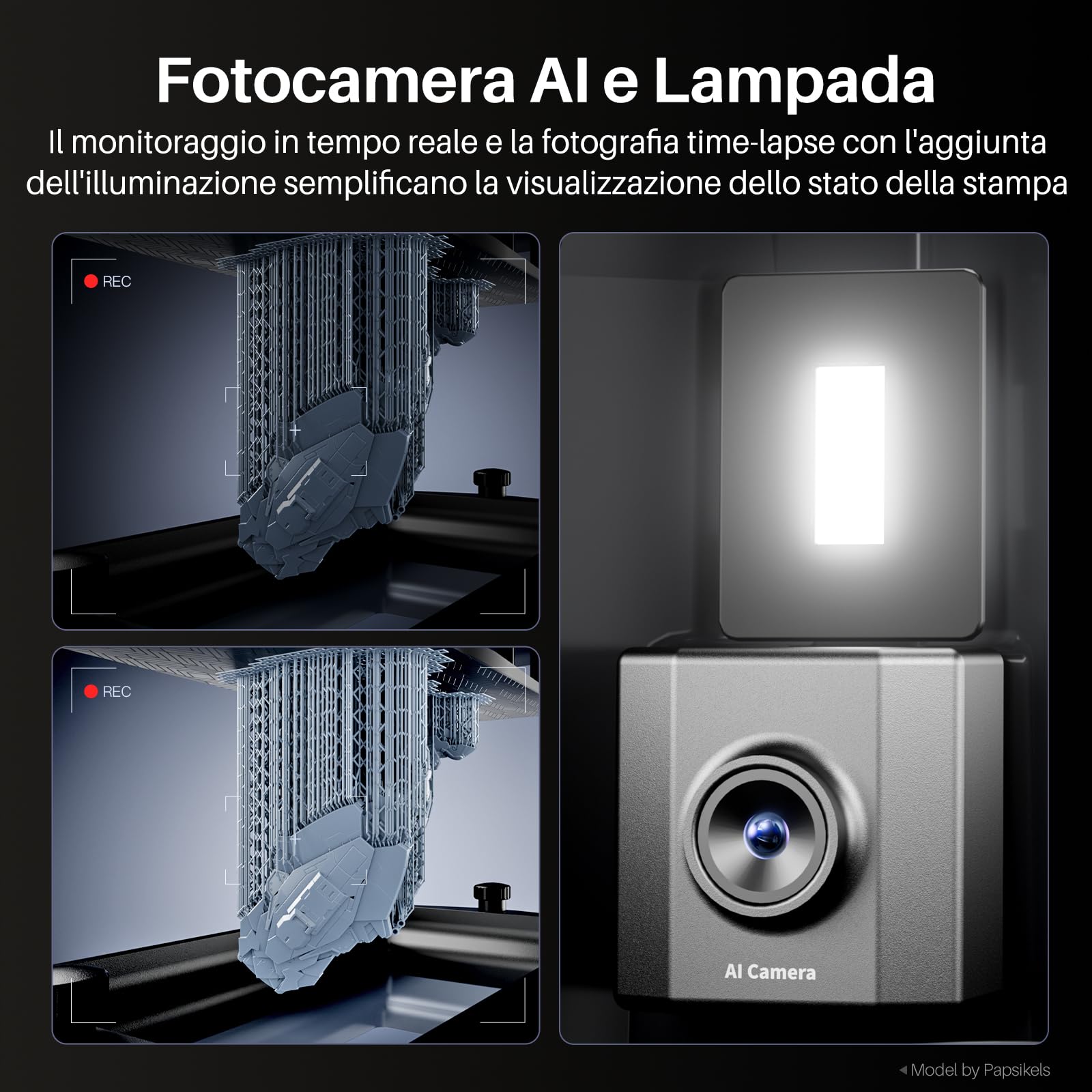 ELEGOO Saturn 4 Ultra 16K Stampante 3D Resina, Riscaldatore Serbatoio Intelligente, Stampa 150 mm/h, Fotocamera AI con Luce, Stampa Cluster WiFi, Grandi Dimensioni di Stampa 211,68 * 118,37 * 220mm³