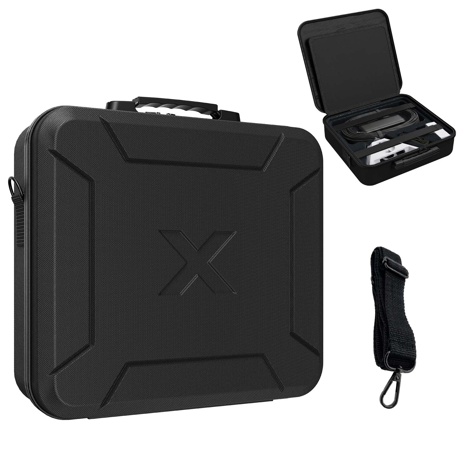 Sacoche Compatible avec Starlink Mini, Housse EVA imperméable & résistante aux Chocs – Compatible kit Starlink Mini, bandoulière Incluse, idéale Voyage, Camping & Plein air