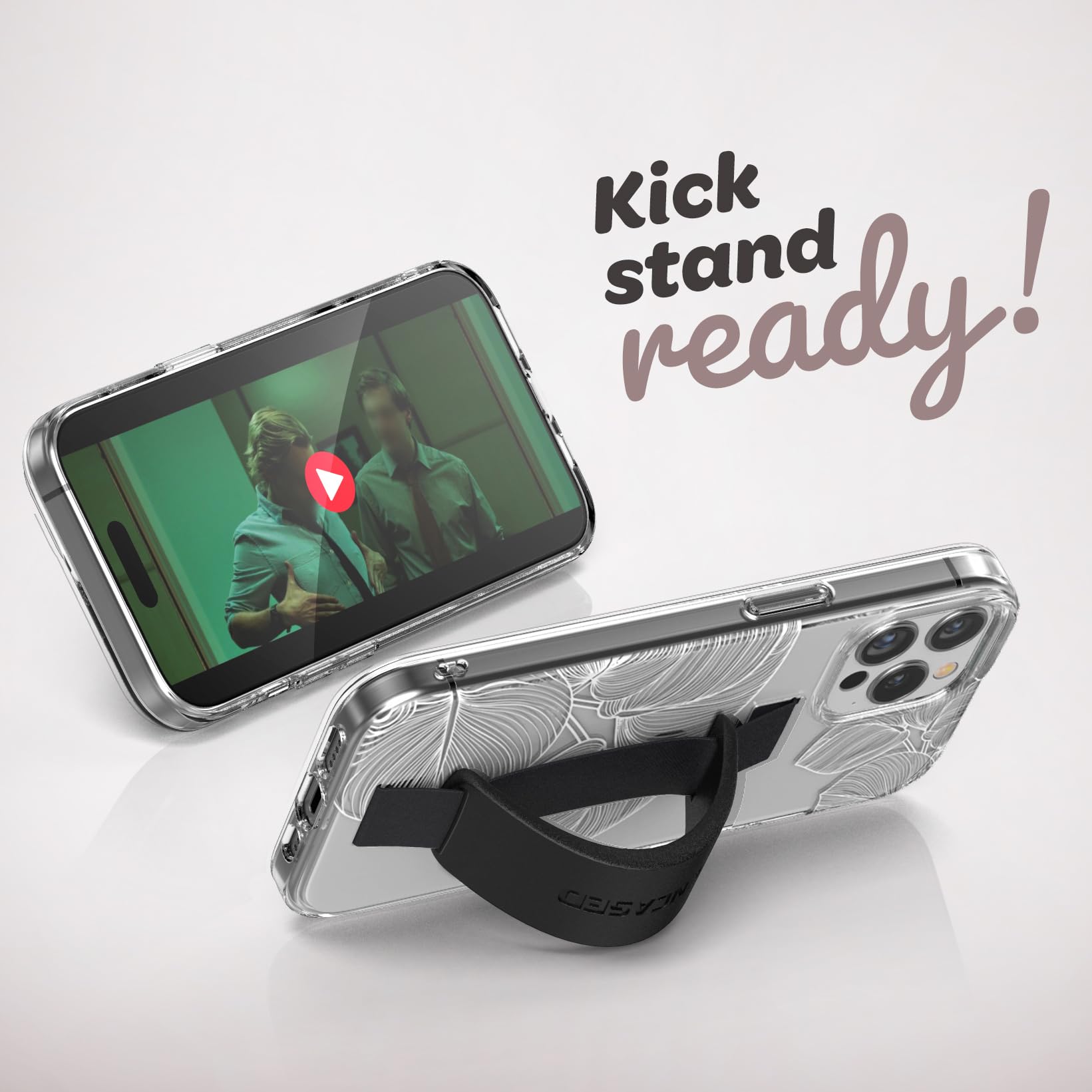 ENCASED Finger Loop Case, Designed For iPhone 15