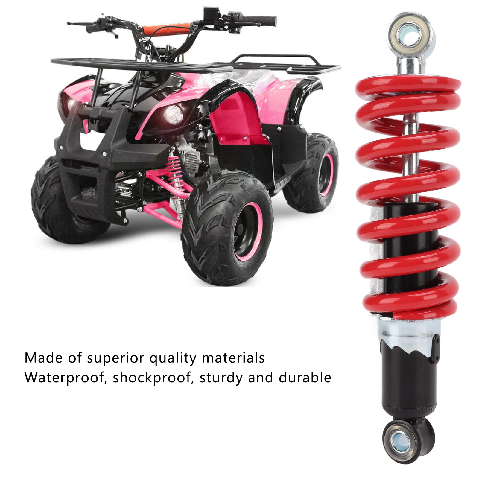Yctze Amortyzator Tylnego Zawieszenia Przedni Tylny Amortyzator Zamiennik Amortyzatora do PIT QUAD DIRT BIKE ATV 230mm Odległość Otworu