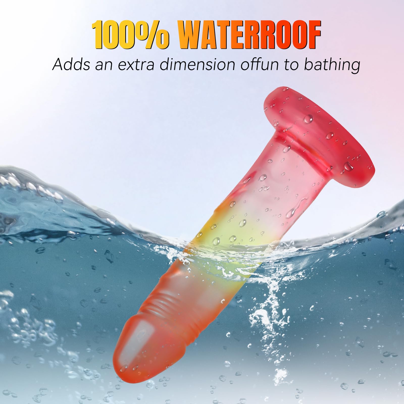 Amazon.com: Rainbow Dildo with Suction Cup, 7 Inch Colorful Silicone Sex Toy,  Thick G-Spot & A-Spot Stimulator, 100% Waterproof & High Elastic, Anal  Monster Dildo for Women Couples(Rainbow) : Health & Household