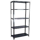 Mil-Nil Prime CRC Sheet 5 Shelf Multipurpose Storage Rack, 72 x 36 x 15 Inch, 22 Gauge (Grey) 16 Gauge Angles 22 gauge Grey