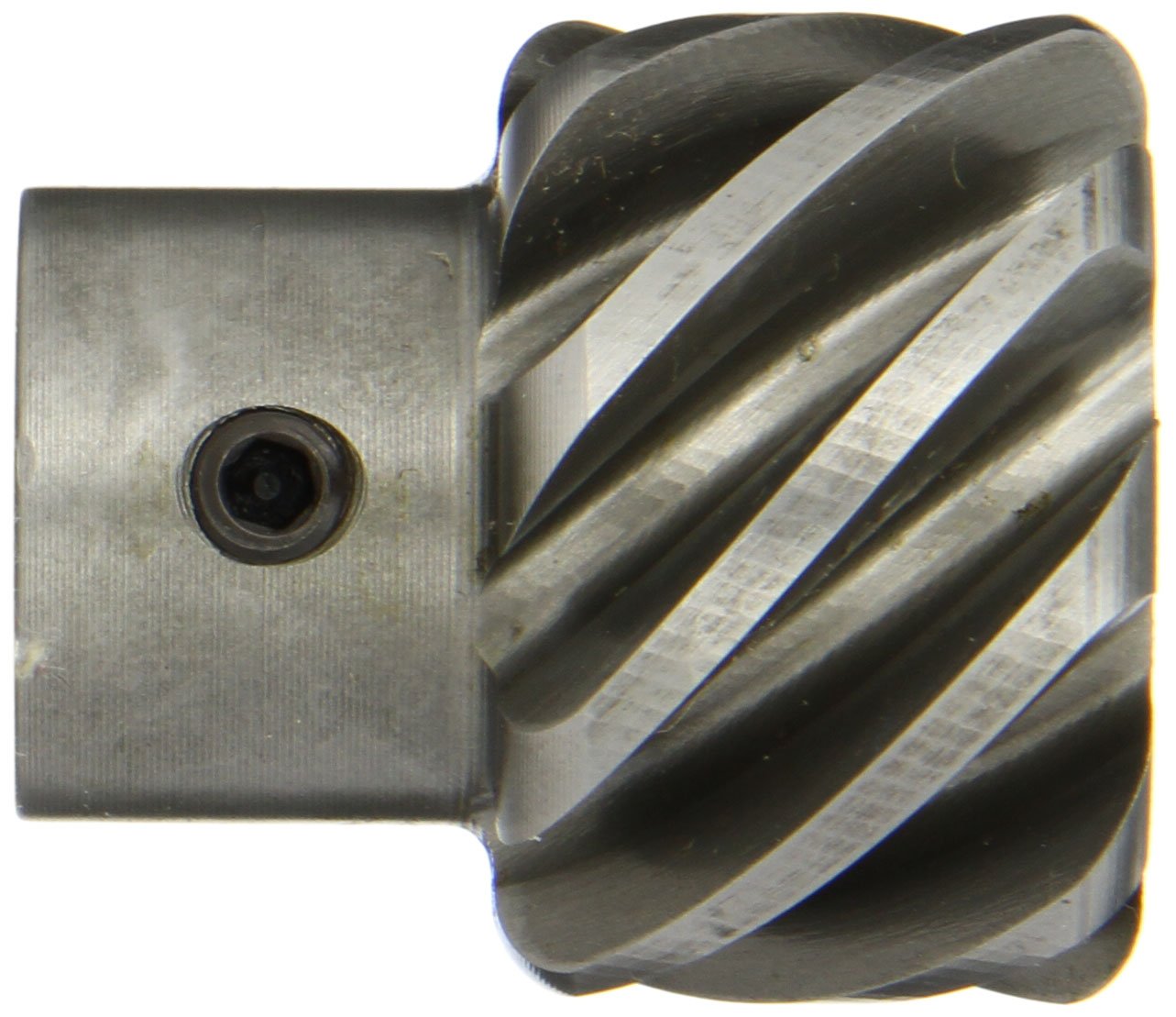 Boston Gear HS608L Plain Helical Gear, 45 Degree Helix, 14.5 Degree Pressure Angle, 0.625 Bore, 6 Pitch, 8 Teeth, Steel, LH