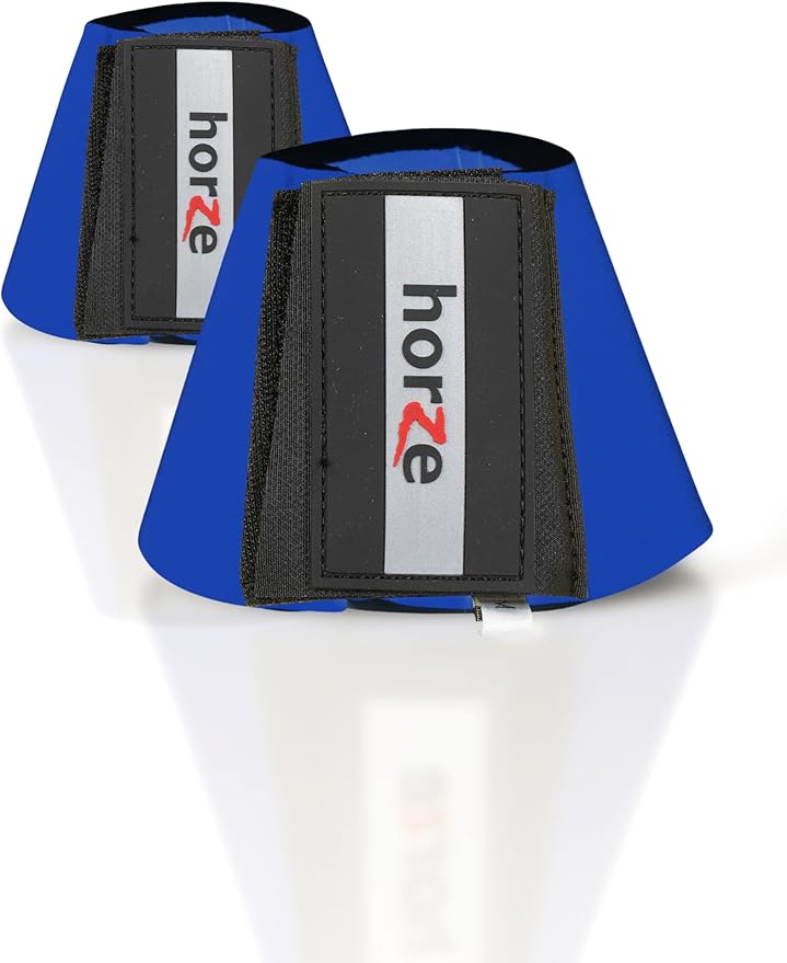 HORZE Pro Overreach Bell Boots for Horses | Neoprene Pair