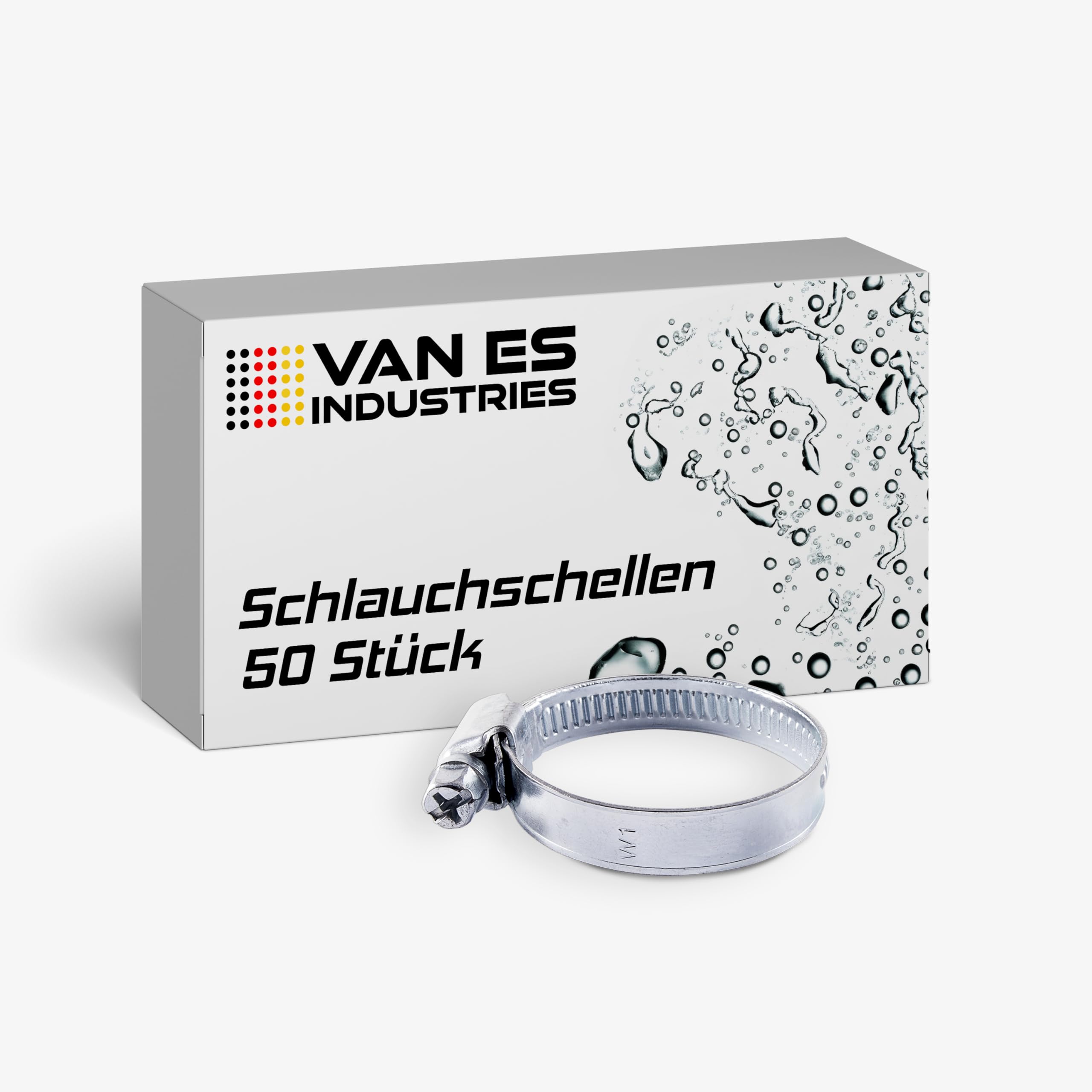 GARSIDURO® 10 Stück DIN3017 Profi Schlauchschellen 50-70 Mm In W4 - Foto 5