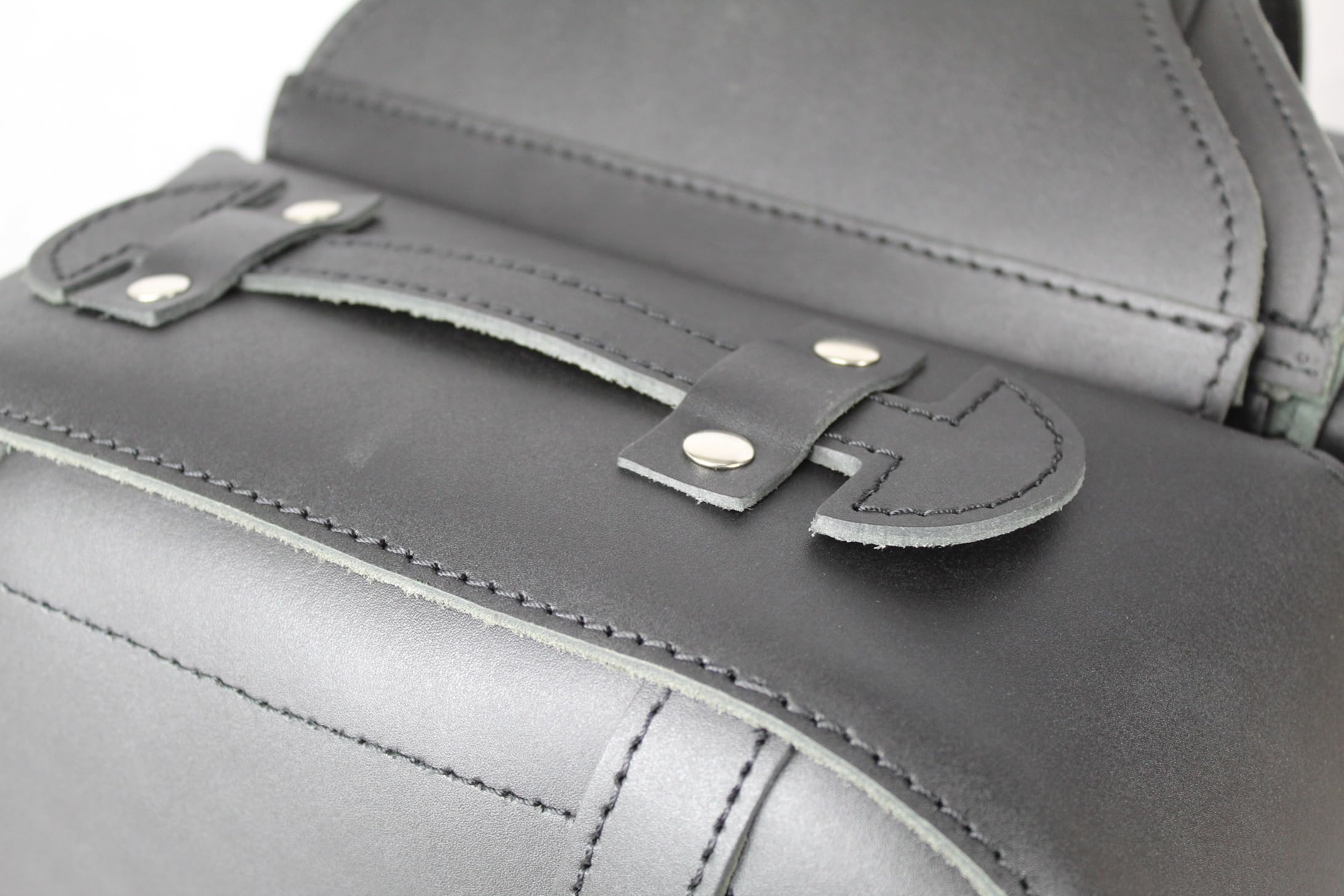 WinNet Coppia di Borse bisacce valigie laterali Rigide in Pelle cuoio Custom compatibili con Triumph Bonneville T100 T120 speedmaster