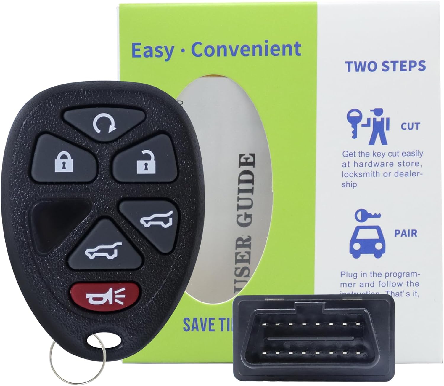 Yuksood OBD Key Programmer & Key Fob, Keyless Entry Remote