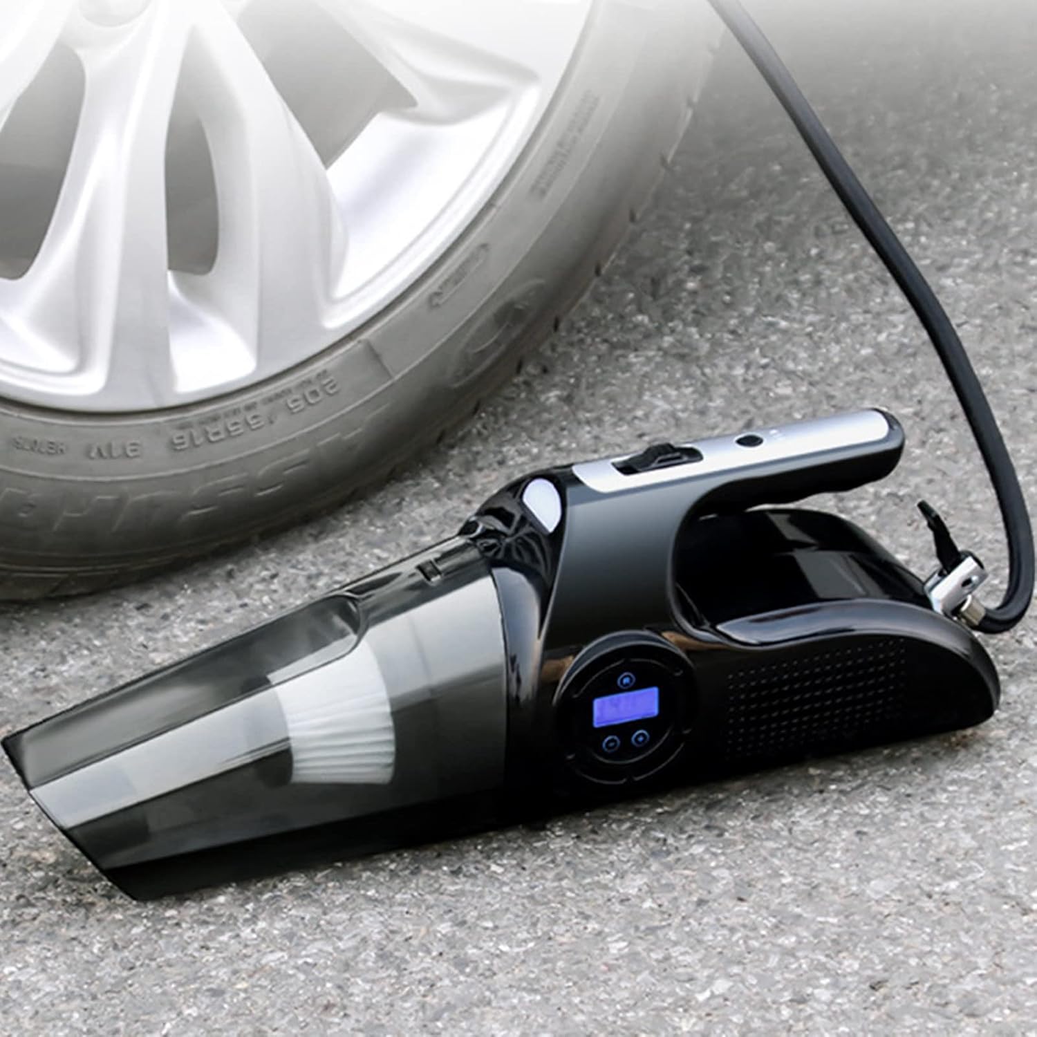 ABLUSER 4in1 Handheld Car Vacuum Cleaner, Tire Inflator
