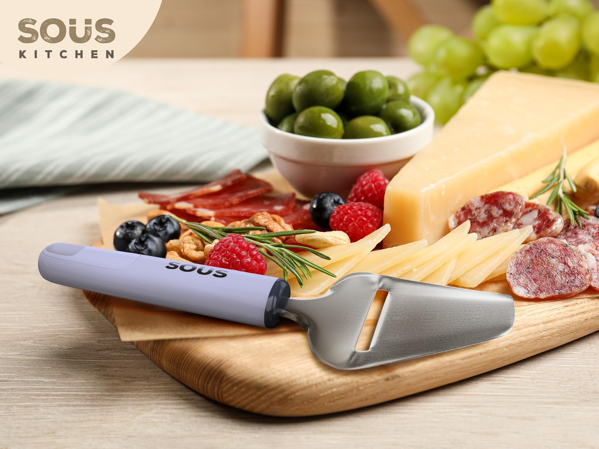Amazon | Sous Kitchen チーズスライサー ハンドル付き | Sous Kitchen