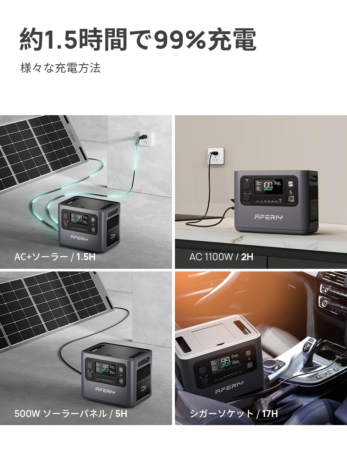 AFERIY ポータブル電源 2400サムネイル3