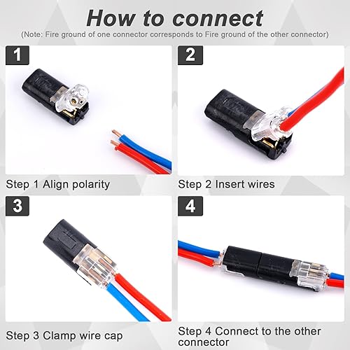 Miniatura 3 de 30 conectores de cable de bajo voltaje, conectores de cable LED enchufables, conectores de 3 y 2 pines, conectores de tira LED, conector enchufable