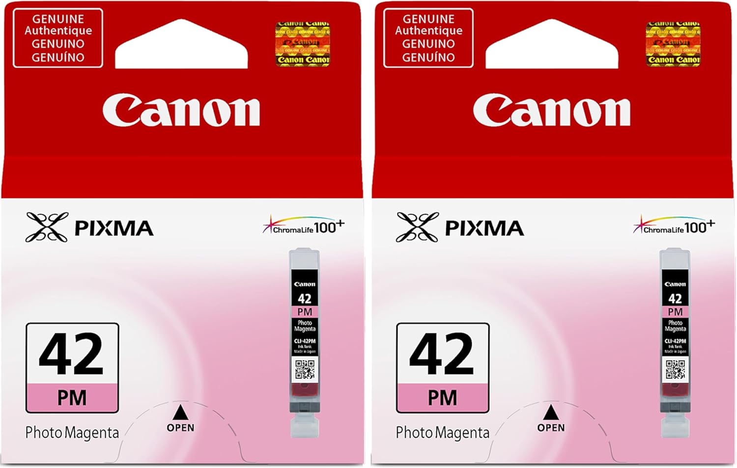 Canon CLI-42 Photo Magenta Compatible to PIXMA PRO-100 (Pack of 2)