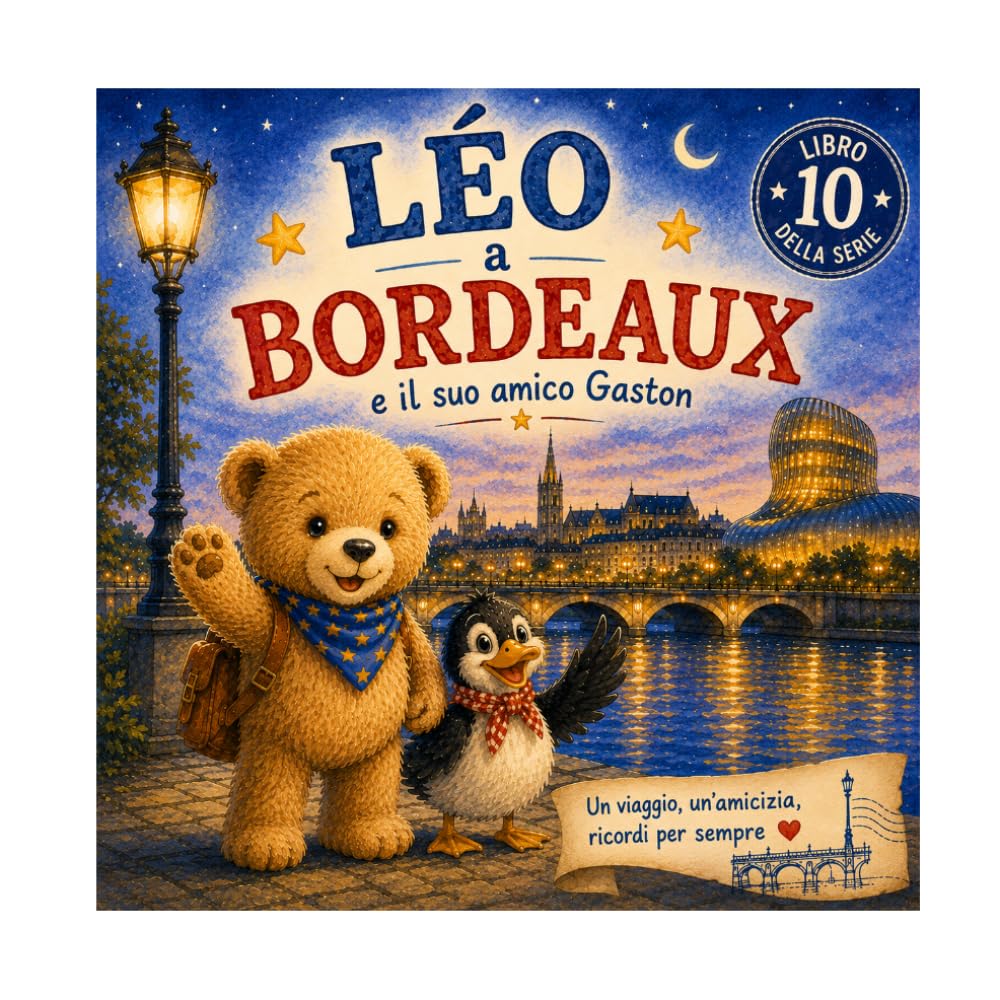 Léo a Bordeaux: N°10 - Un'avventura con il suo amico Gaston (Leo l’orsacchiotto visita la Francia)